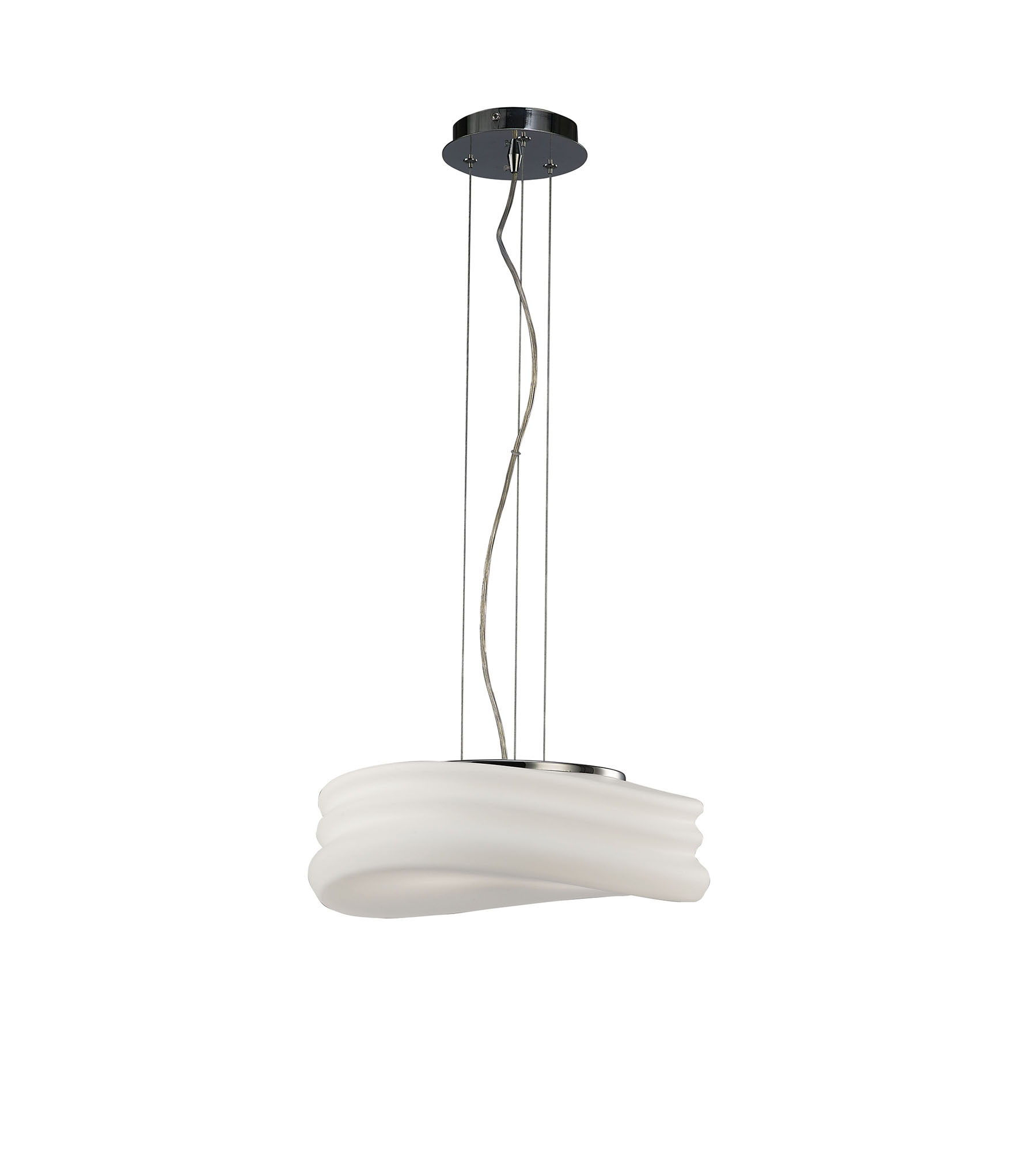 M3621  Mediterraneo Glass Pendant 2 Light